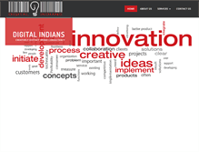 Tablet Screenshot of digitalindians.com